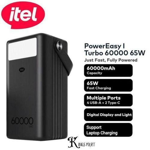 Power-Pulse Turbo A1990 60000mAh 65W Fast-Charging Type-C Input & Output Laptop Power-Bank
