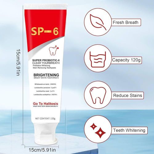 Sp6 stain removal toothpaste