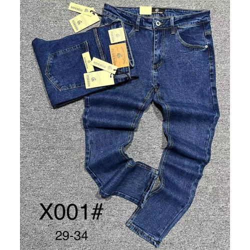 Quality Smart Wear Blue Stock Jeans Trouser For Men