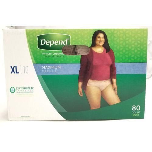 Fit-Flex XL Maximum Absorbency Underwear For Women - 80 Ct.