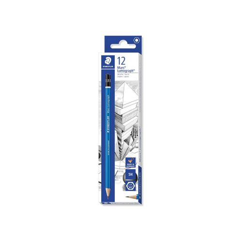 Artist Pencils Pencil Mars Lumograph, 5H Artist Quality Sketching set of 12