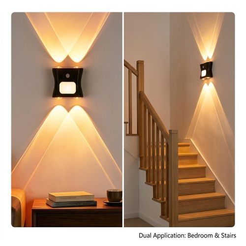 RGB Smart Atmosphere Wall Light with Motion Sensor & Remote Control