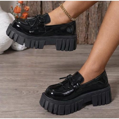 Loafers 004 All Black Shoes - Black