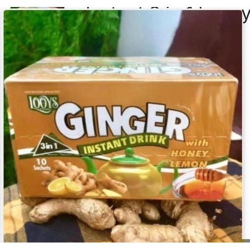 Instant 3 in 1 honey ginger and lemon drink