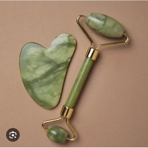 roller and Gua Sha facial massage set
