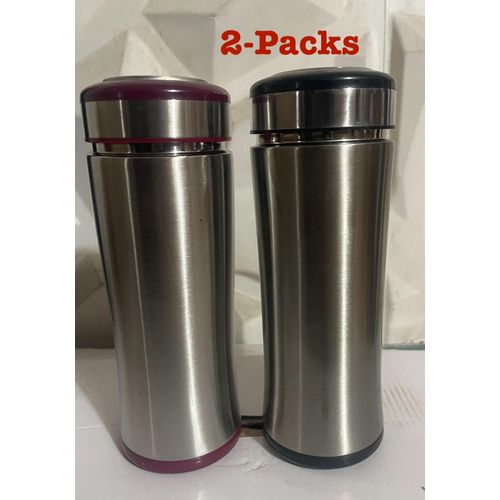 2-PCs Steel Vacuum Cup With Removable Sieve
