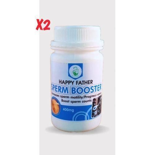 2 Bottles Sperm Booster Herbal Capsules 400mgx2pcs