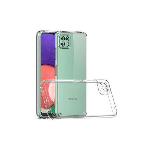 Galaxy A22 Diaphanous Transparent Edge Protective Back Case