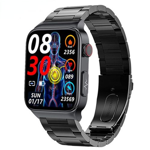 E500 Smartwatches Blood Glucose ECG Blood Pressure Body Temperature Men Fitness Tracker Smart Watch
