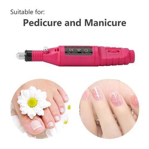 USB Electric Nail Drill Machine Nail Art Polish Drill Tools Accessories Manicure Pedicure Tools Nails Grinding Repair