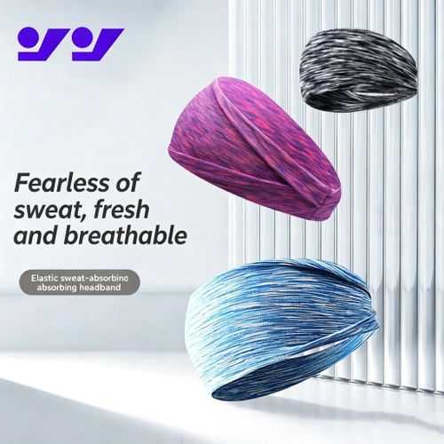 Black Headband Outdoor Sport Headband Hiking Riding Cycling Bandana Scarf UV Sunscreen Hair Head Band Yoga Sport Headband