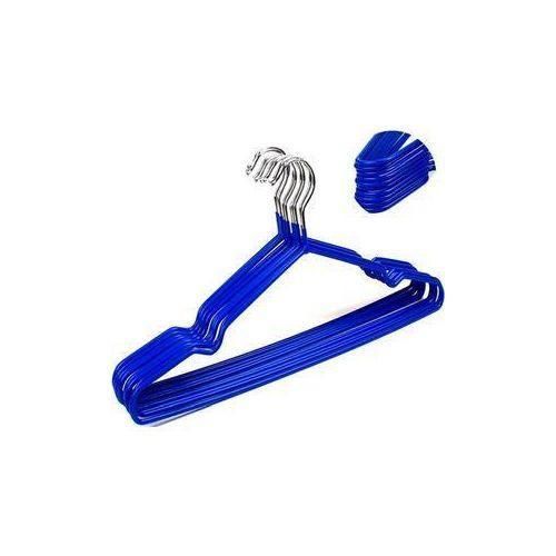 10 PCS NON SLIP CLOTHES COAT HANGERS Anti-drop - BLUE