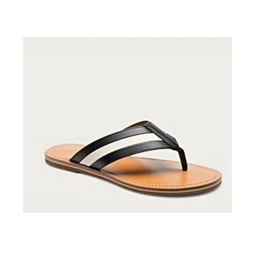 Men/Guys Slippers BW-Black And White Simple Designed Slippers