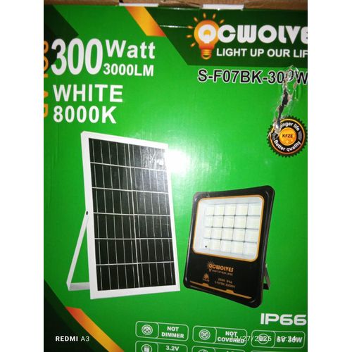 POWERFUL SOLAR FLOOD LED LIGHT (300WATT)