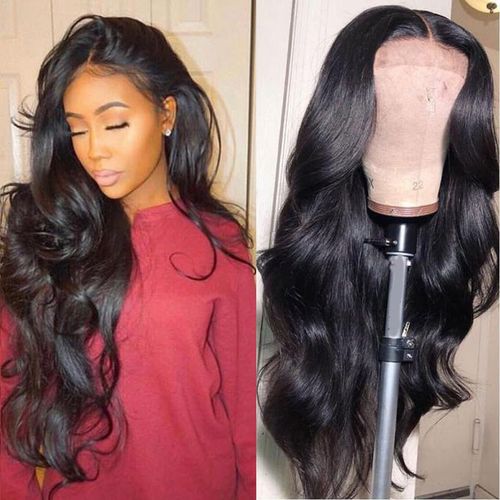 Long Big Wave Wig Natural Black Heat Resistant Synthetic Hair Wigs for Women Daily Wear