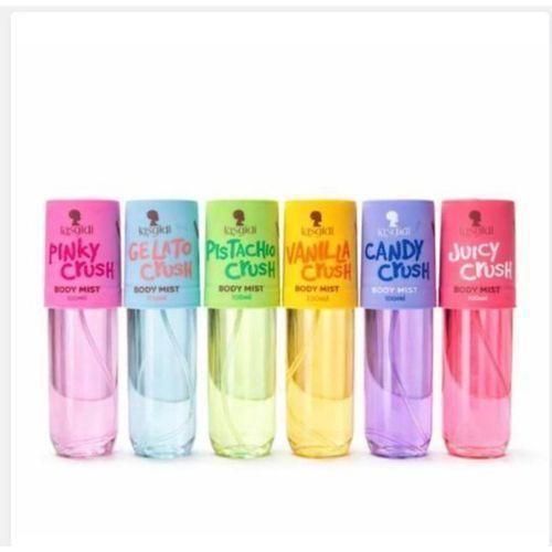 Lasgidi Crush Body Mist 100ml of 6 in 1 (All Day Comfort), NAFDAC NO: A2-109947,A2-108202,A2-107281,A2-107665,A2-107666