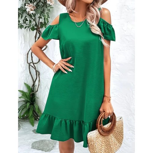 Ladies Mid Dress Green