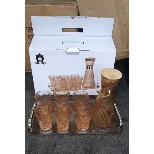8 PC's cups and Jug drinking set