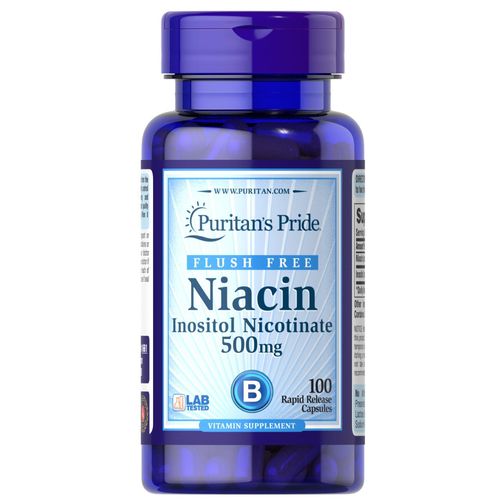 Flush Free Niacin 500 mg inositol nicotinate