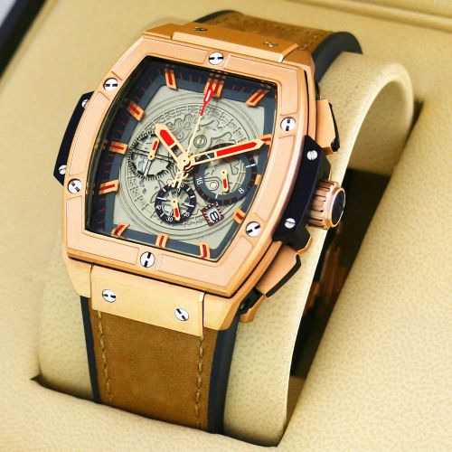 Never Tarnish Superior & Super Rugged Quality Jagged Wristwatch + Jagged Bracelet For Boss Men