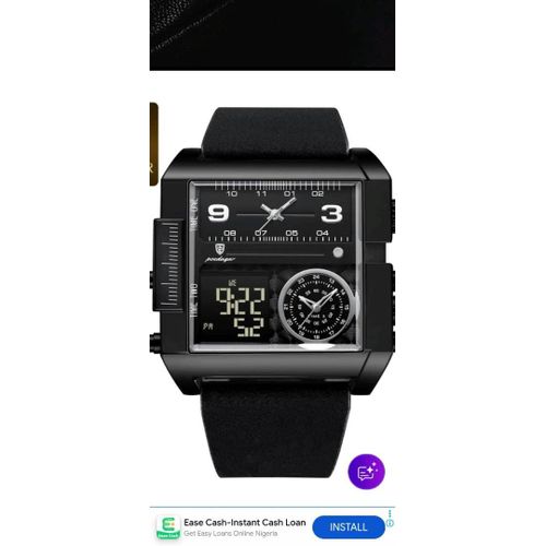 Premium High Quality Men's Electronic Casual Sports Digital - Water Resistant Fashion Quartz Business Wrist Watch + Free Bracelet & Body Spray
