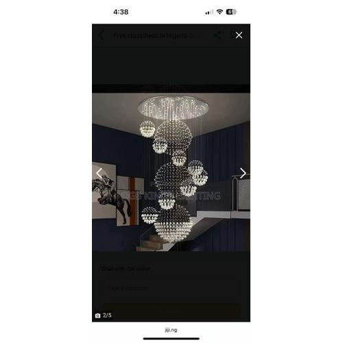 Ostentatious crystal raindrops luxury chandelier lighting.