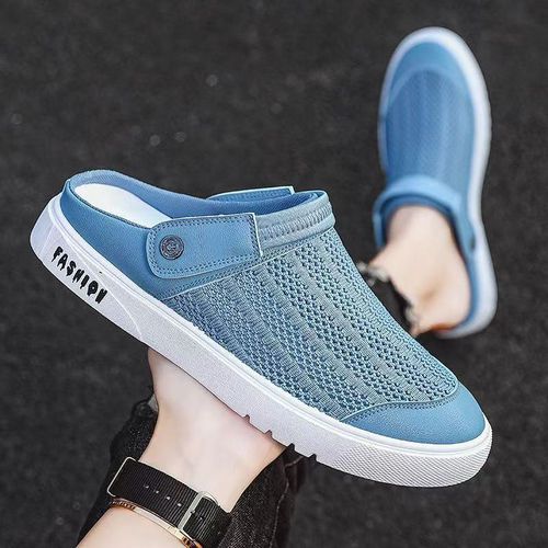 Unisex Breathable perforated mesh Slip-on mule/sneaker