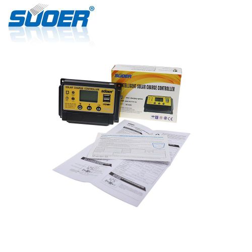 12V/24V 30A PWM Solar Charge Controller With LCD