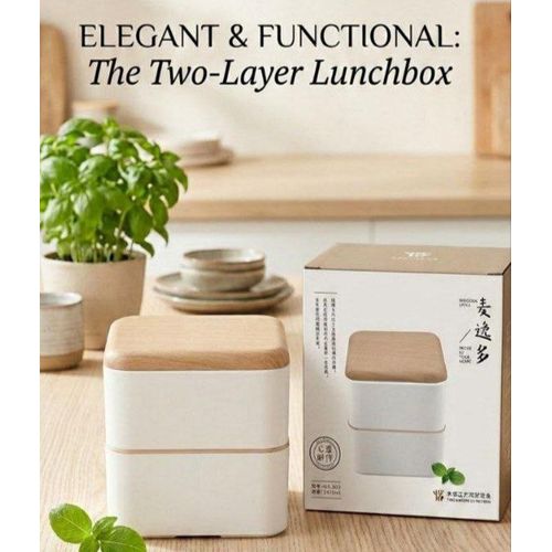 2 Tier Leakproof Lunch BoxFood Container
