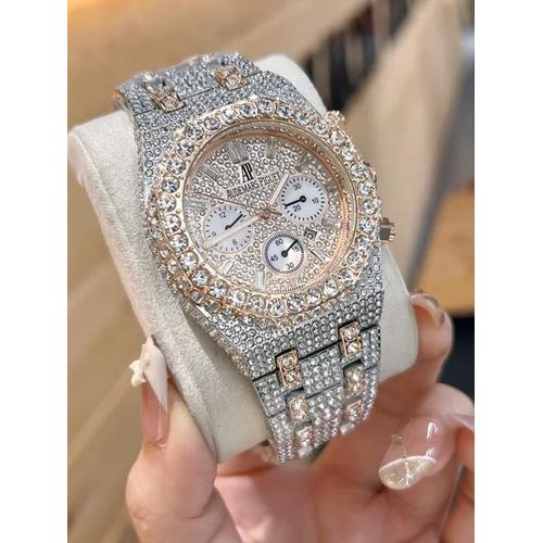 Diamond-encrusted Watch