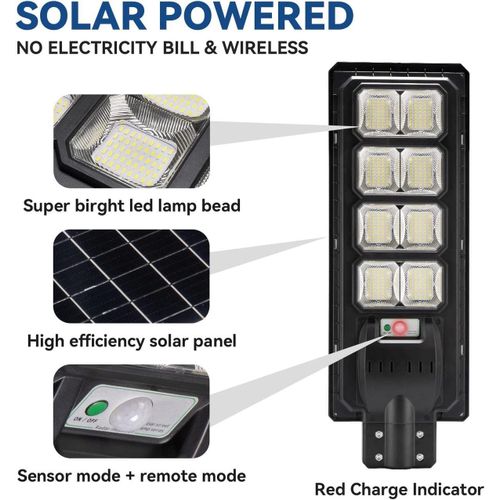 Solar street light, all in one solar streetlight for compound spaces, streets, estates, parks, sites. Outdoor solar light streetlight fence