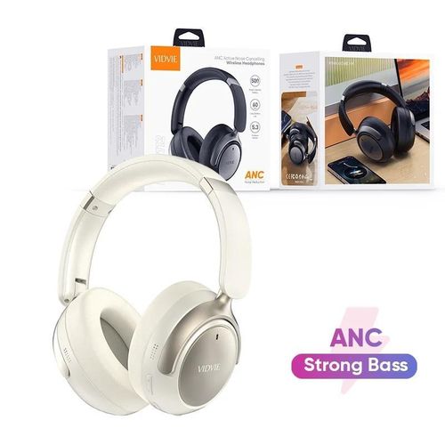 BBH2112 Hybrid Strong Bass BT 5.3 Active ANC Headphones Over Ear With Noise Cancelling
