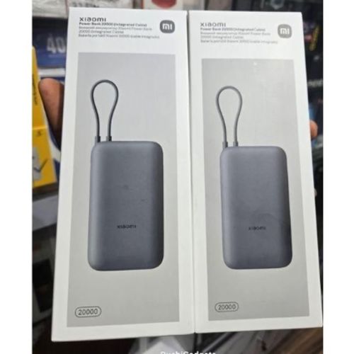 Xiaom Mi Powerbank - 22.5w 20000mah - Integrated Cable