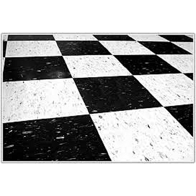 Generic WHITE Vinyl Plastic Rubber Floor Tiles For Home Office School