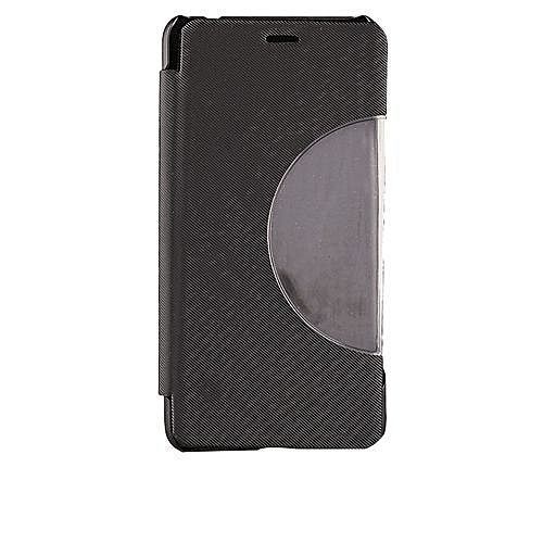 Tecno Pouvoir 1 (LA6) S-View Flip Case - Black
