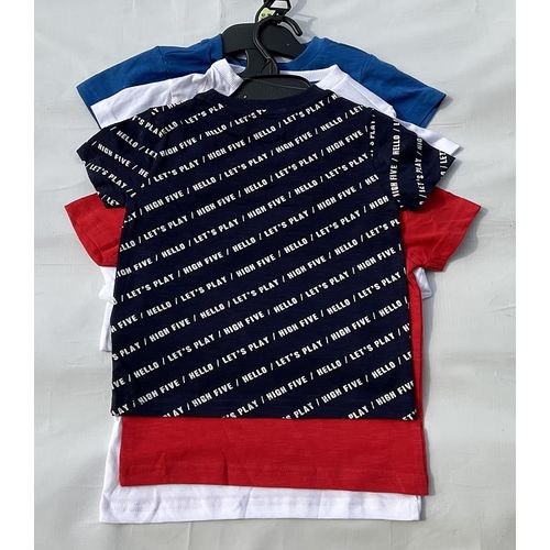 5PCS Hi 5 Lets Play Boys Tees