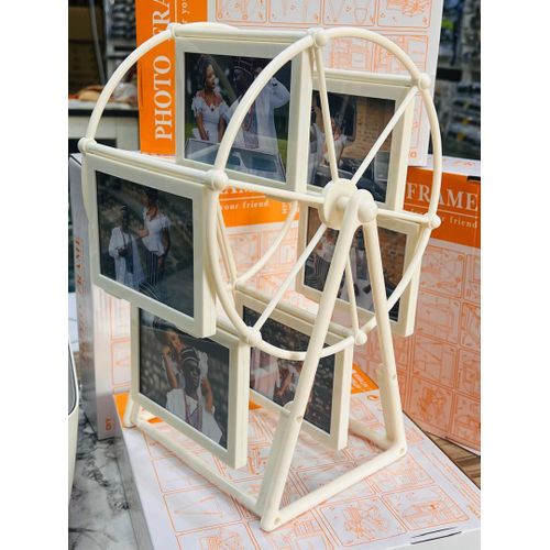 Rotating Ferris Wheel Photo Frame – 12 Photo Desktop Picture Frame for Home Décor & Wedding Gifts