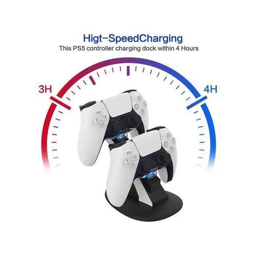 New Dock Do-be PS5 Pad Charger PS5 Controller Dual Charging Dock Station (TP5)
