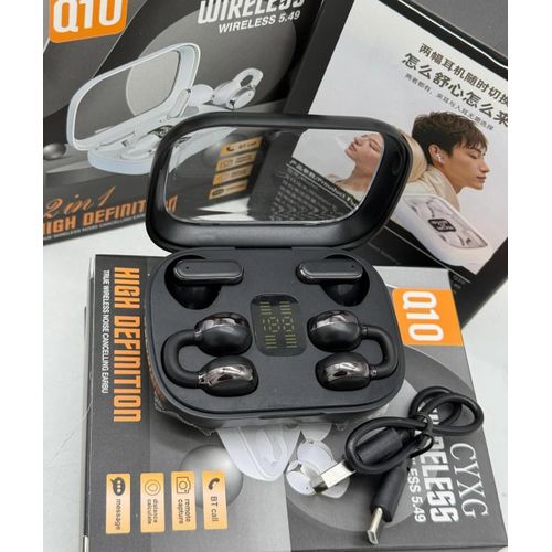 Q10 2 in 1 High Definition True Wireless Noise Cancelling Earbud