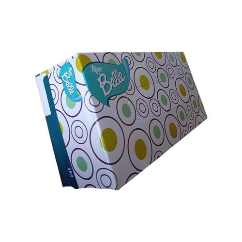 ROSE BELLE Tissue Box with Tissue paper - (Multi-purpose boxed Tissue)