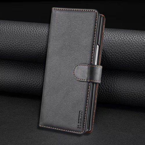 Best Quality Leather Flip Cover Case for Samsung Galaxy Z Fold 5, Fold 6, Fold 7