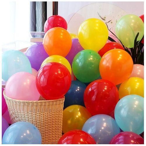 100Pieces Colorful Decorative Party Balloons For Decoration