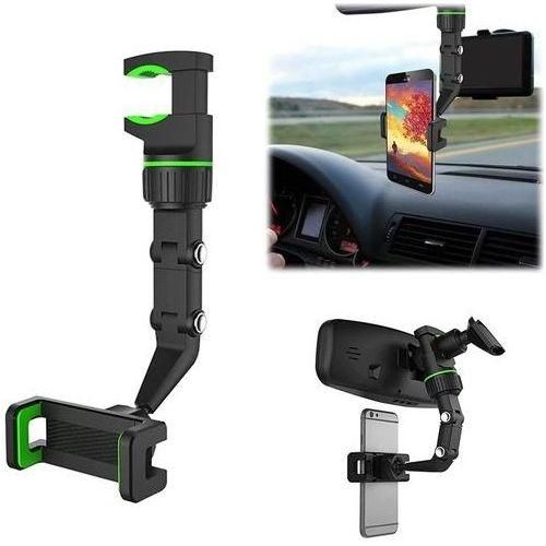 Multifunctional Rearview Mirror 360° Car Phone Holder