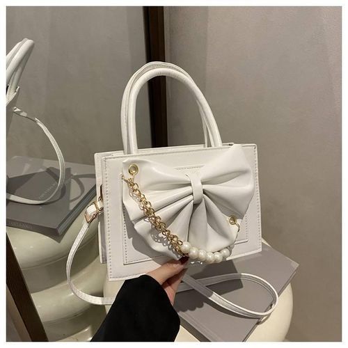 Women’s Luxury Bow-Front Handbag