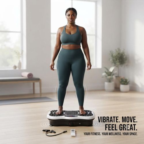 SMART Whole Body Vibration Plate machine body Vibration Plate Vibration Platforms Vibration Plates Full Body Shaker Multi Level Power Plate + Remote and Bluetooth, Full Body Workout Vibration Platform Leg Vibration Machine for Weight Loss Gym Equipments