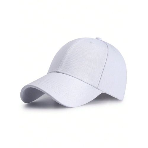 City Plain Face Cap: White