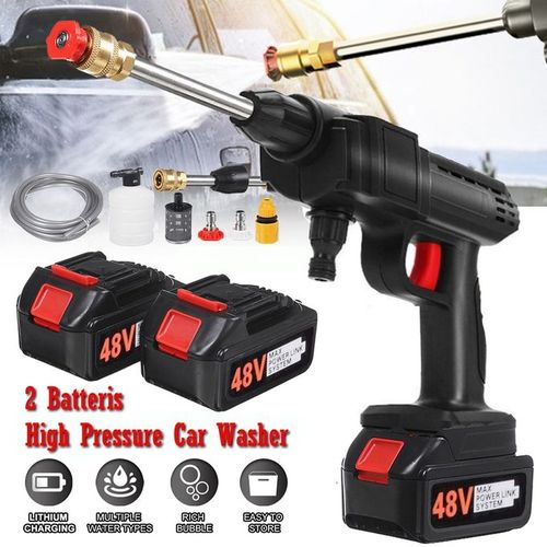 Wireless High Pressure Car Washer With Extra 48V Battery