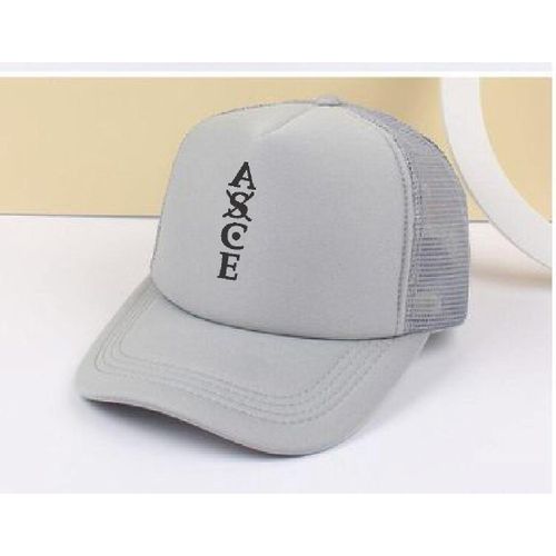 Men's Fire Fist Ace Trucker's FaceCap- Silver/Light Grey