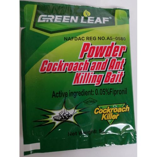 Green Leaf Cockroach Ant Killing Bait Powder - (20 Sachets)