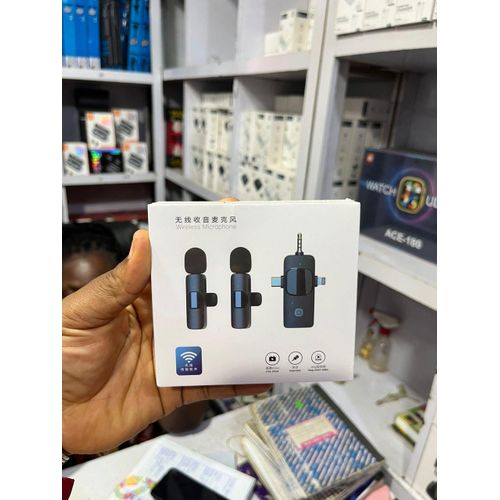 Wireless Microphone – Clip-On Dual Set